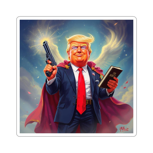 Funny Political Kiss-Cut Stickers, Political Humor, Gifts for Activists, Laptop Stickers, Unique Cartoon Stickers