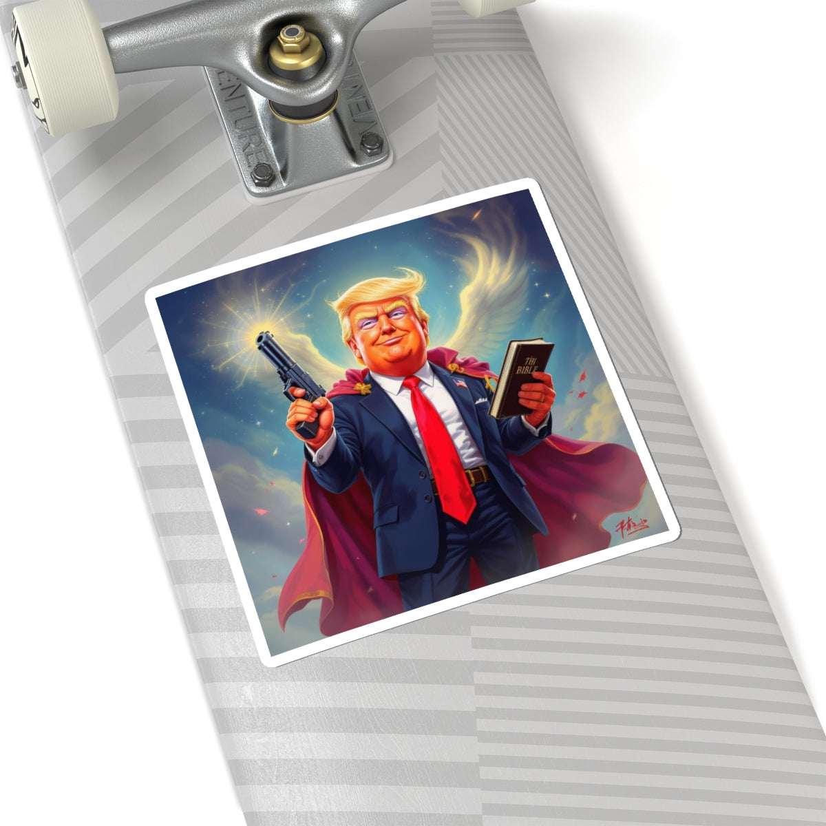 Funny Political Kiss-Cut Stickers, Political Humor, Gifts for Activists, Laptop Stickers, Unique Cartoon Stickers