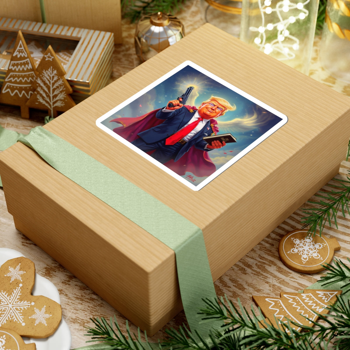 Funny Political Kiss-Cut Stickers, Political Humor, Gifts for Activists, Laptop Stickers, Unique Cartoon Stickers