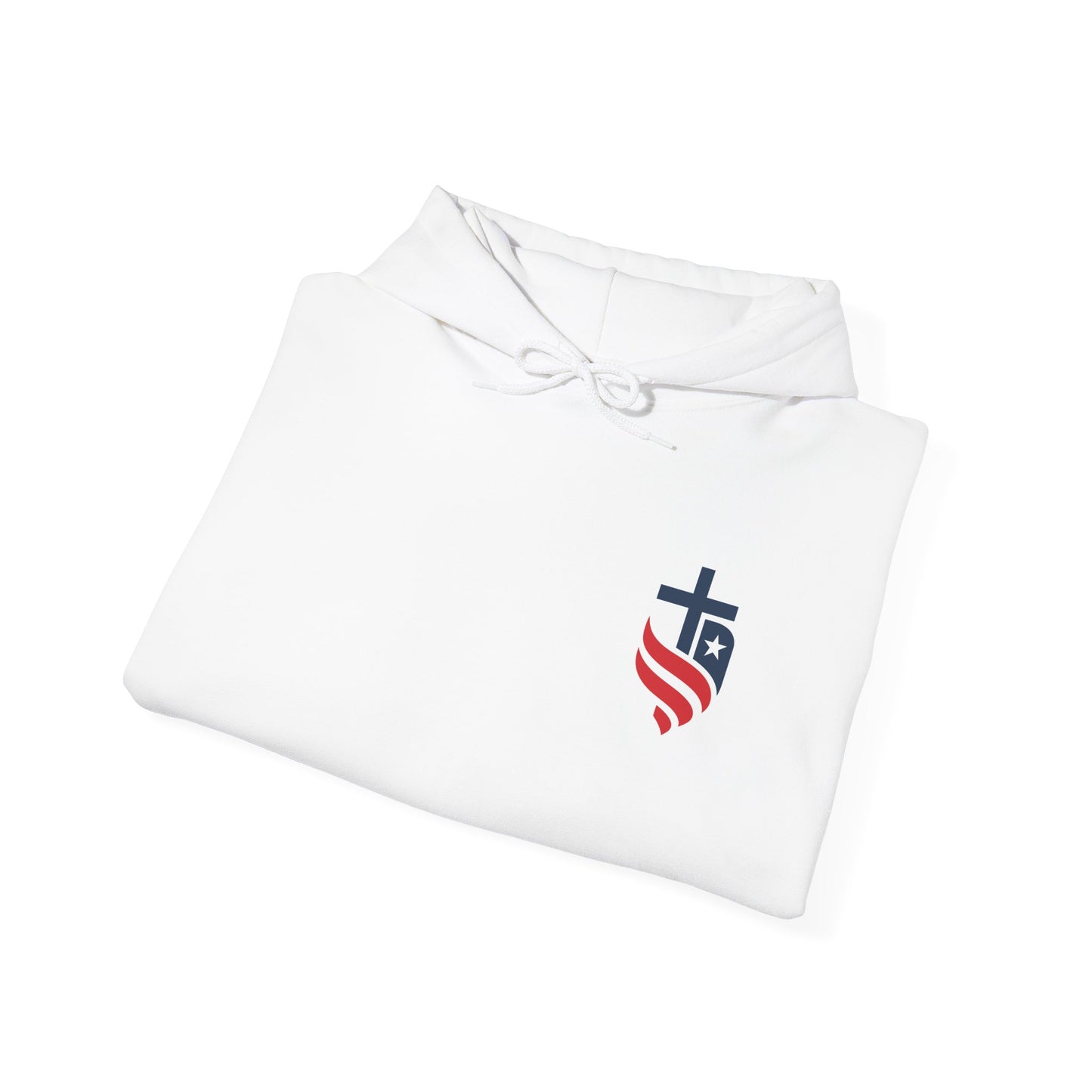 Patriotic Themed Unisex Hooded Sweatshirt, Trendy Hoodie, Casual Wear, Election Merchandise, Christian Apparel