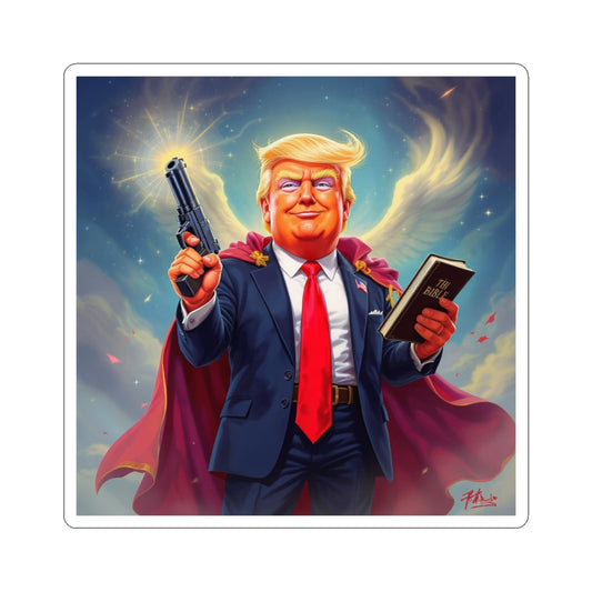 Funny Political Kiss-Cut Stickers, Political Humor, Gifts for Activists, Laptop Stickers, Unique Cartoon Stickers